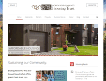 Tablet Screenshot of housingtrustjh.org